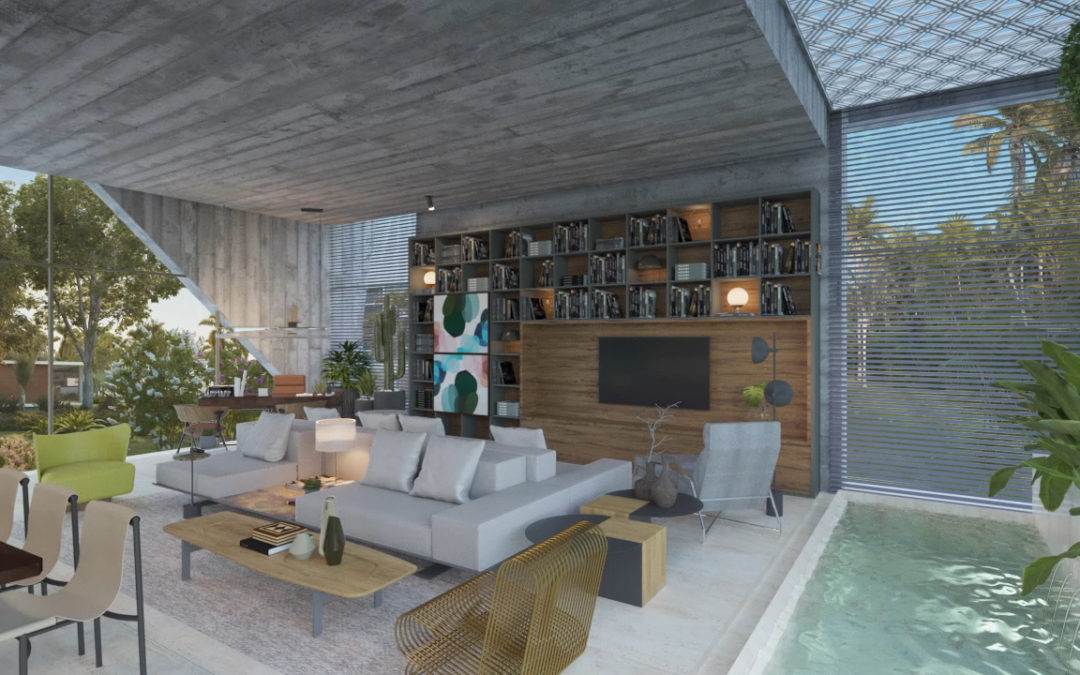 Living Pool é o nome do espaço do Estúdio RM na Casas Conceito Virtual Experience