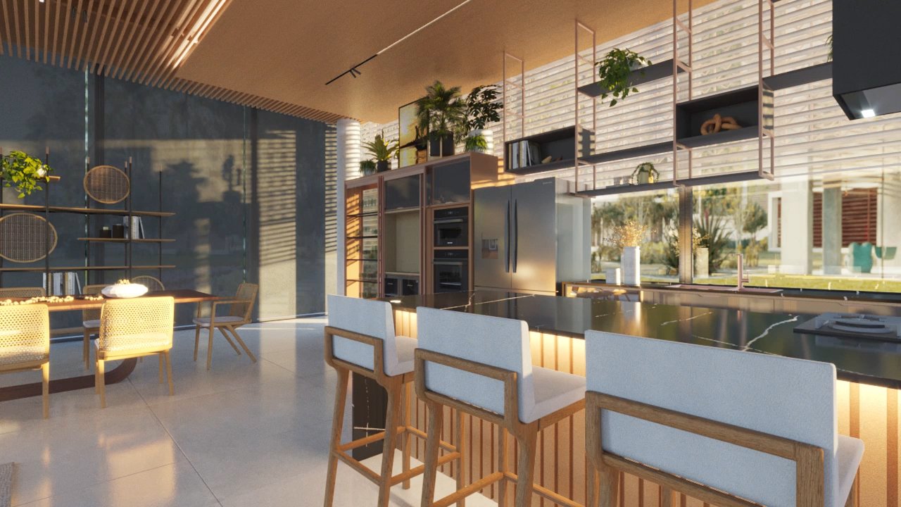 Espaço idealizado para um jovem casal foi a inspiração de Raíza Petitinga para a Casas Conceito Virtual Experience