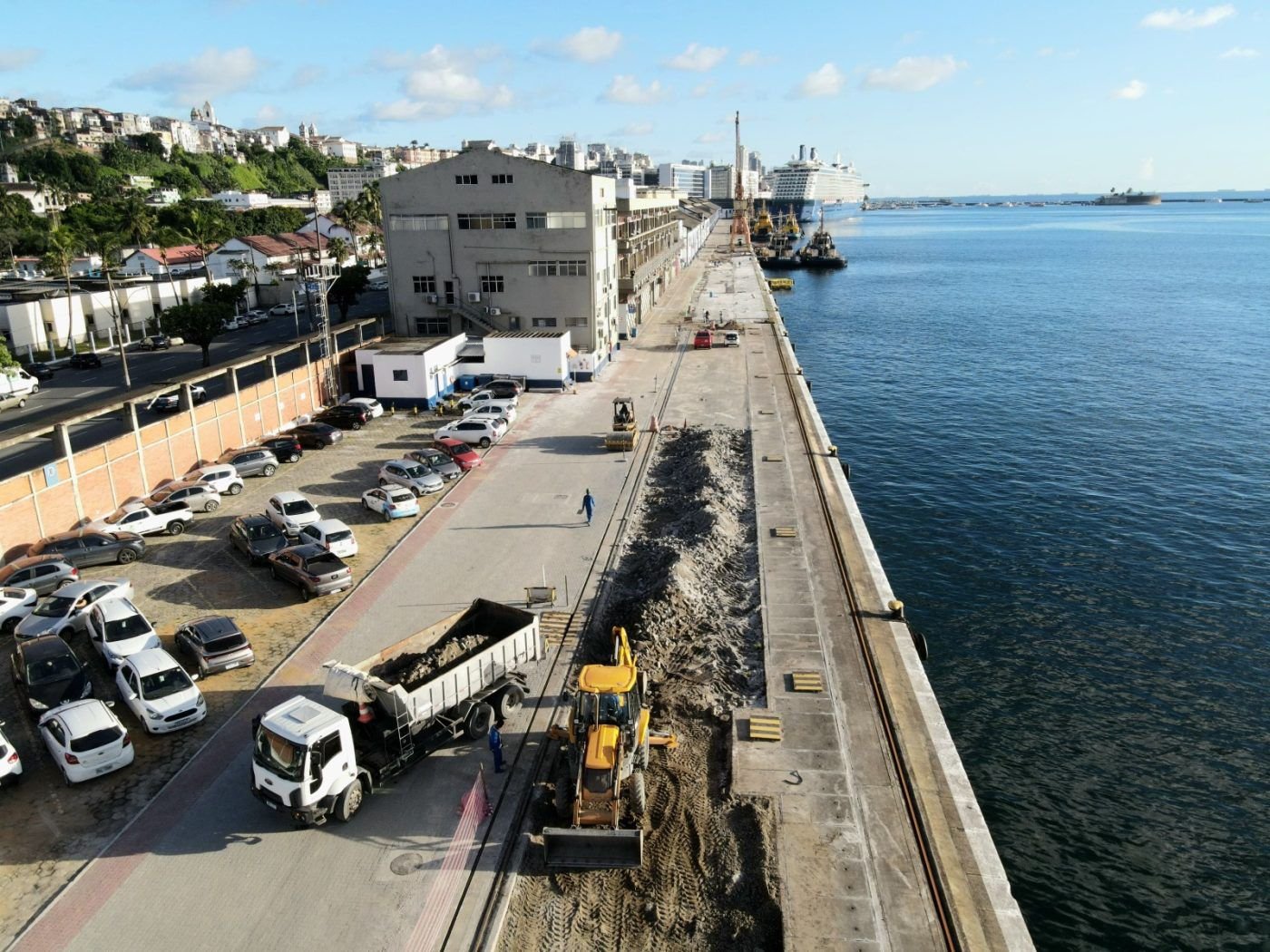 Cais do Porto de Salvador passa por requalificação sustentável estimada em mais de R$ 13 milhões