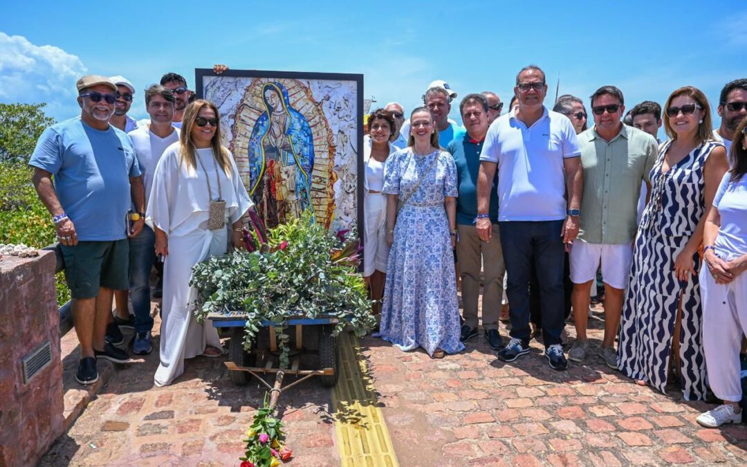 Ilha dos Frades recebe procissão inédita em homenagem a Nossa Senhora de Guadalupe