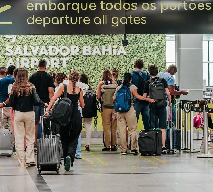 Aeroporto de Salvador recebeu 1,8 milhão de passageiros no segundo trimestre de 2025